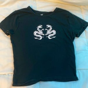 Hollister t-shirt and is tight fitting!